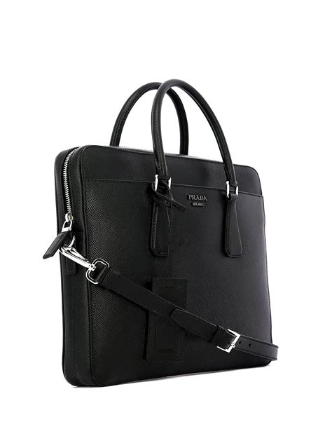 prada leather laptop case|prada laptop briefcase.